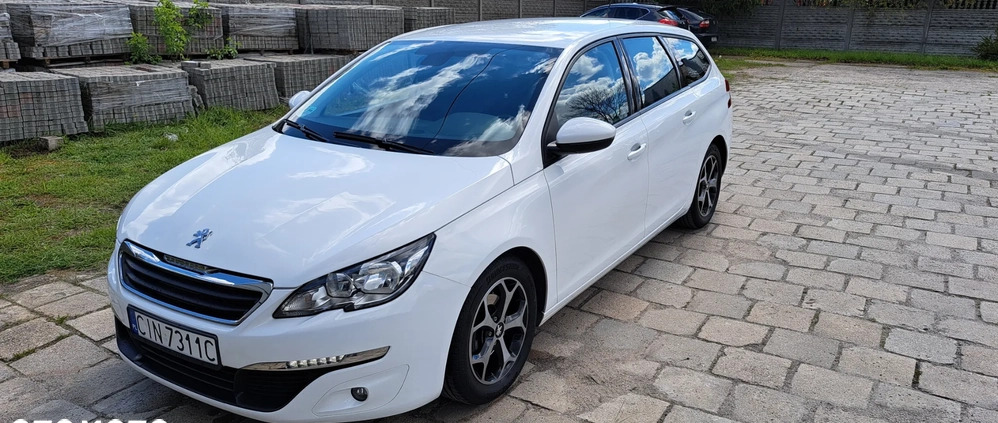 Peugeot 308 cena 43900 przebieg: 120000, rok produkcji 2017 z Inowrocław małe 301